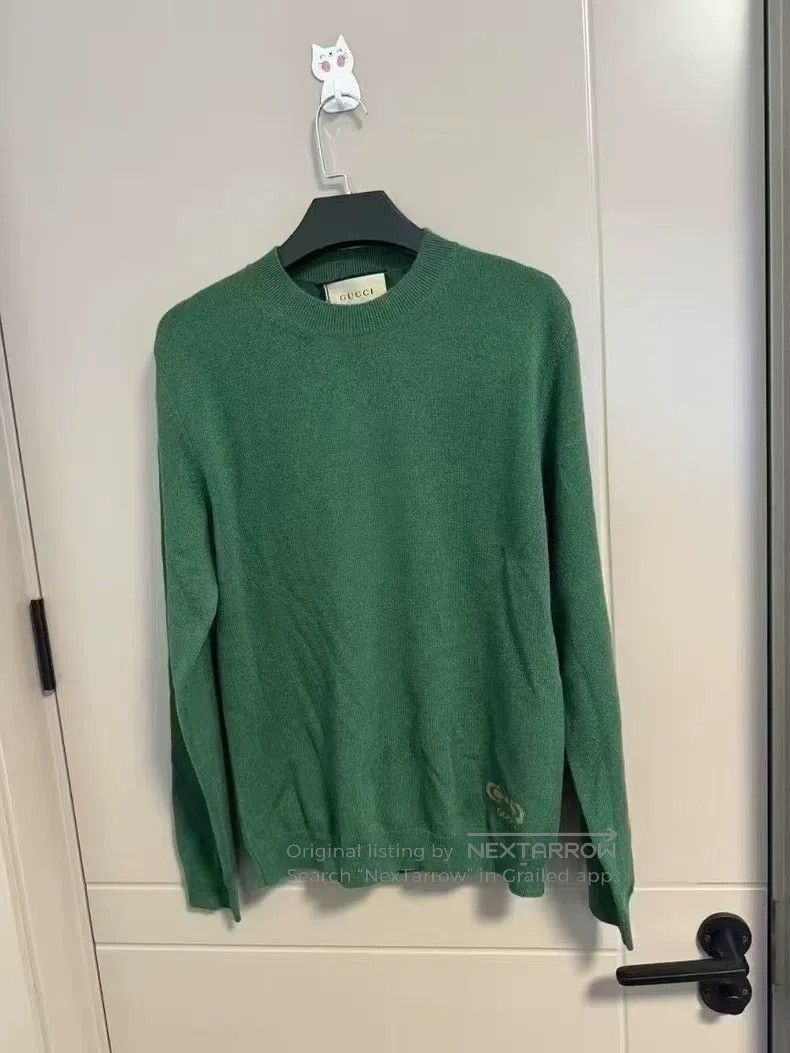 Gucci Dark green wool sweater