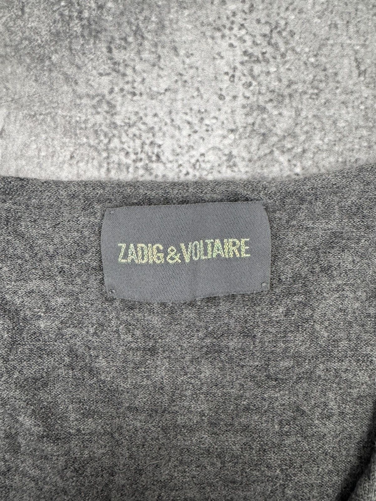 Zadig & Voltaire Zadig & Voltaire Women Wool Long Sweater Grey Size S Size S / US 4 / IT 40 - 3 Thumbnail