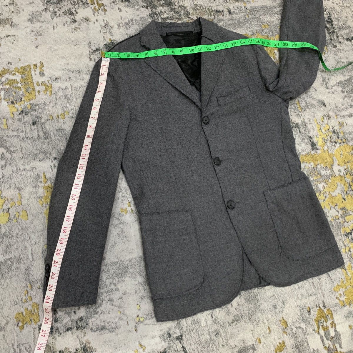 Nepenthes NEPENTHES X BARENA VENEZIA WOOL COAT BLAZER LIGHT GRAY Size US S / EU 44-46 / 1 - 7 Thumbnail