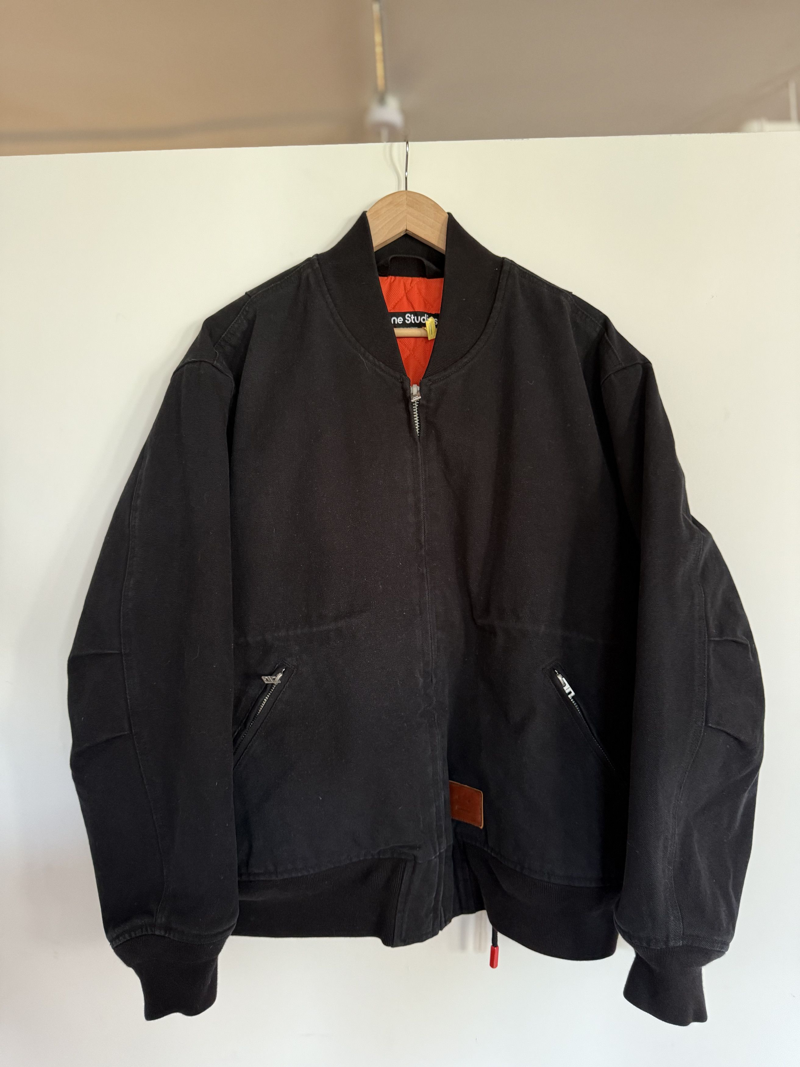 Acne Studios Oversize Canvas Bomber Jacket Size US S / EU 44-46 / 1 - 1 Thumbnail