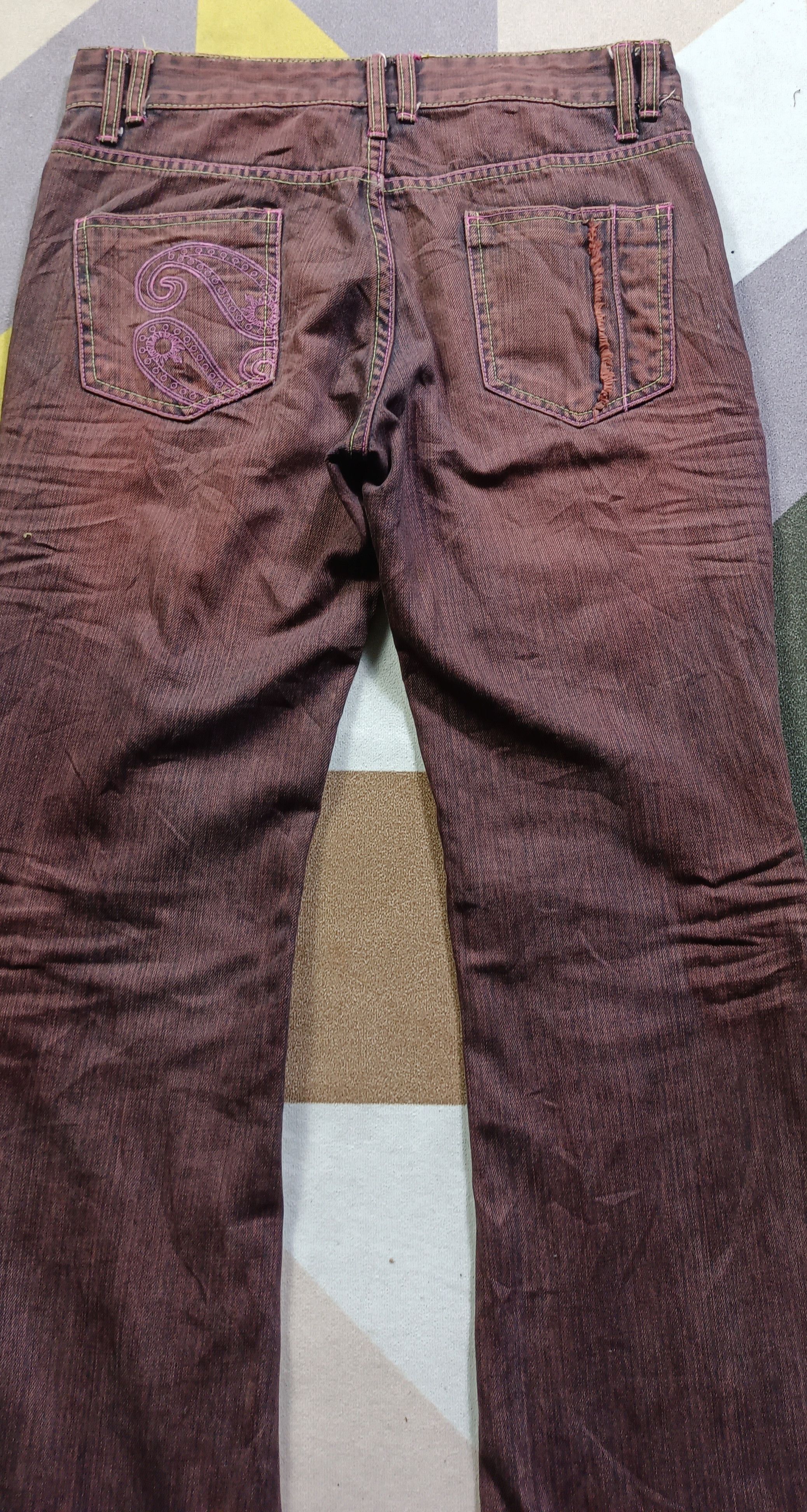 GOSTAR DE FUGA 💥FLARE💥ARCHIVAL FUGA Sick Natural Fades Flare Denim Size US 32 / EU 48 - 8 Thumbnail