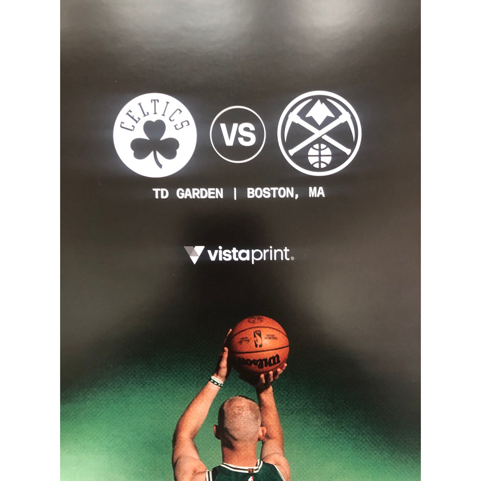 NBA Boston Celtics v Denver Nuggets 1/7/26 Lineup Poster Hauser Size ONE SIZE - 2 Thumbnail