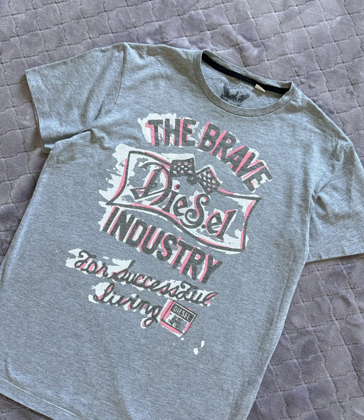 Diesel × Vintage Vintage Diesel The Brave Industry Graphic Tee Size US S / EU 44-46 / 1 - 4 Thumbnail