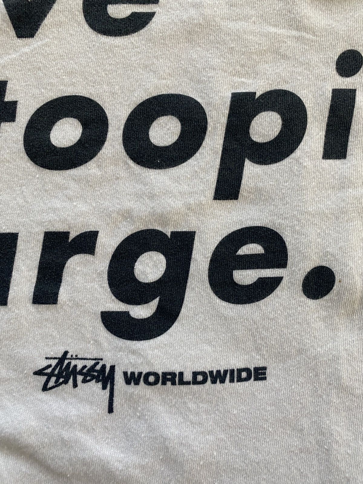 Stussy Stussy “Go Live Stoopid Large.” White Tee Size US XS / EU 42 / 0 - 7 Thumbnail