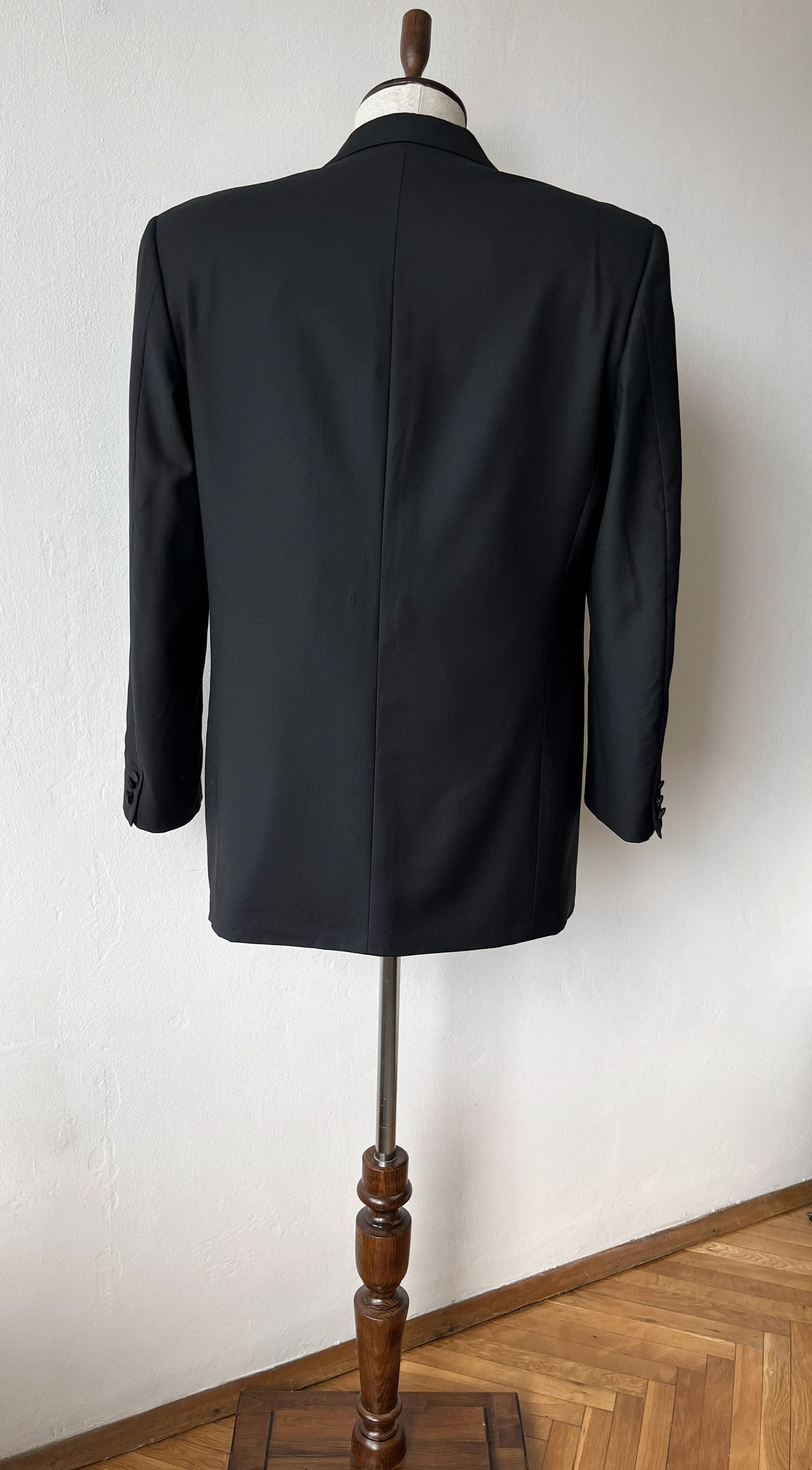 Vintage Men's Double Breasted Satin Peak Lapels Tuxedo Blazer Size 42L - 5 Thumbnail