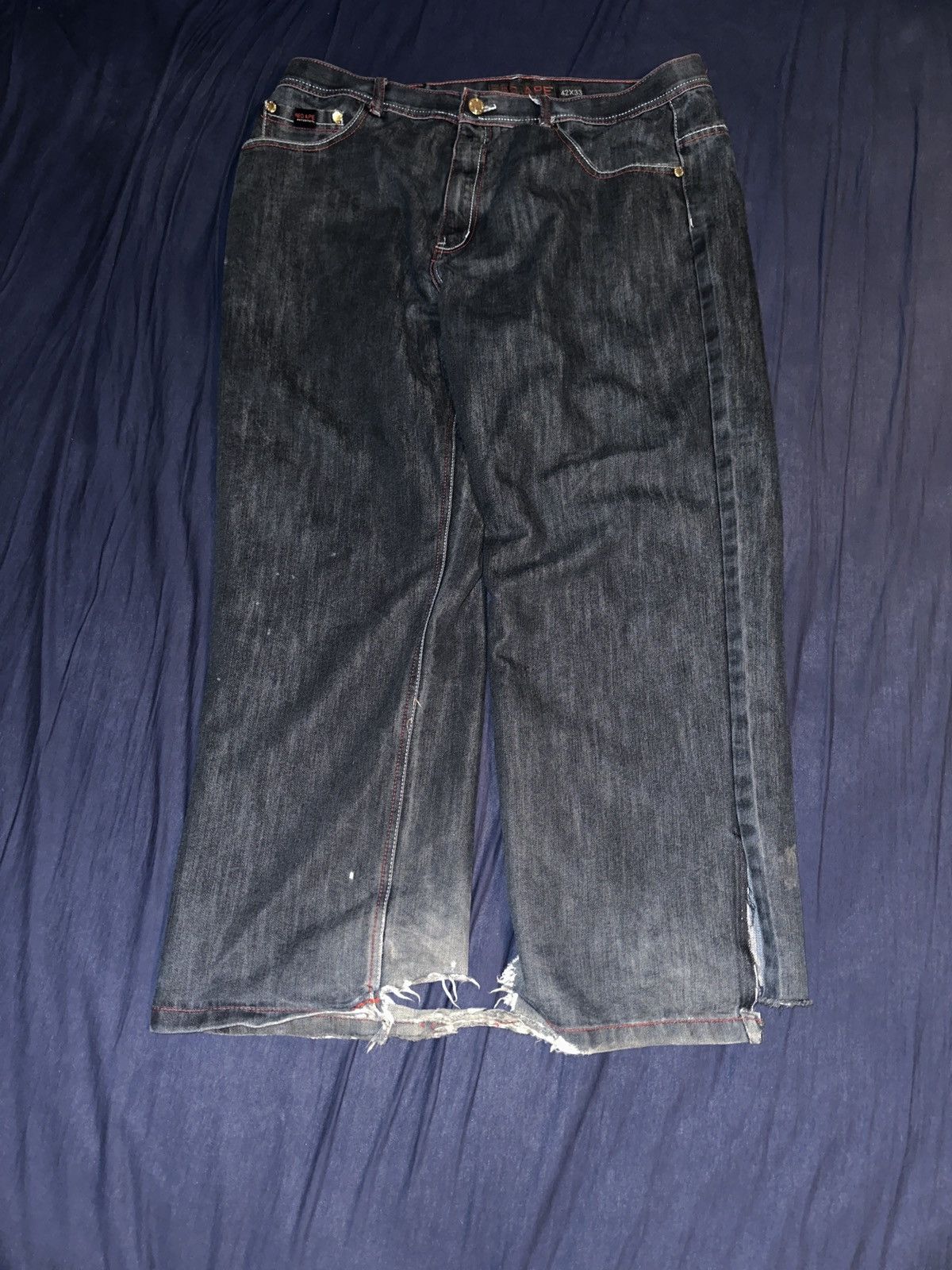 XTREMELY BAGGY RARE VINTAGE RED APE JEANS