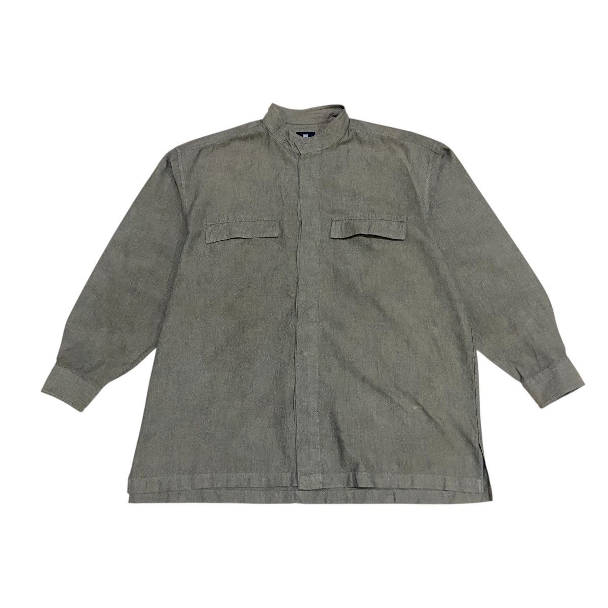Designer × Issey Miyake × Japanese Brand Vintage Issey miyake Button Up Shirt Size US L / EU 52-54 / 3 - 1 Thumbnail