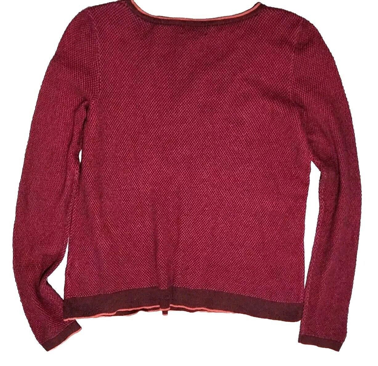 The North Face North Face Sweater Large Maroon Plum Wool Cashmere Blend Size L / US 10 / IT 46 - 2 Thumbnail
