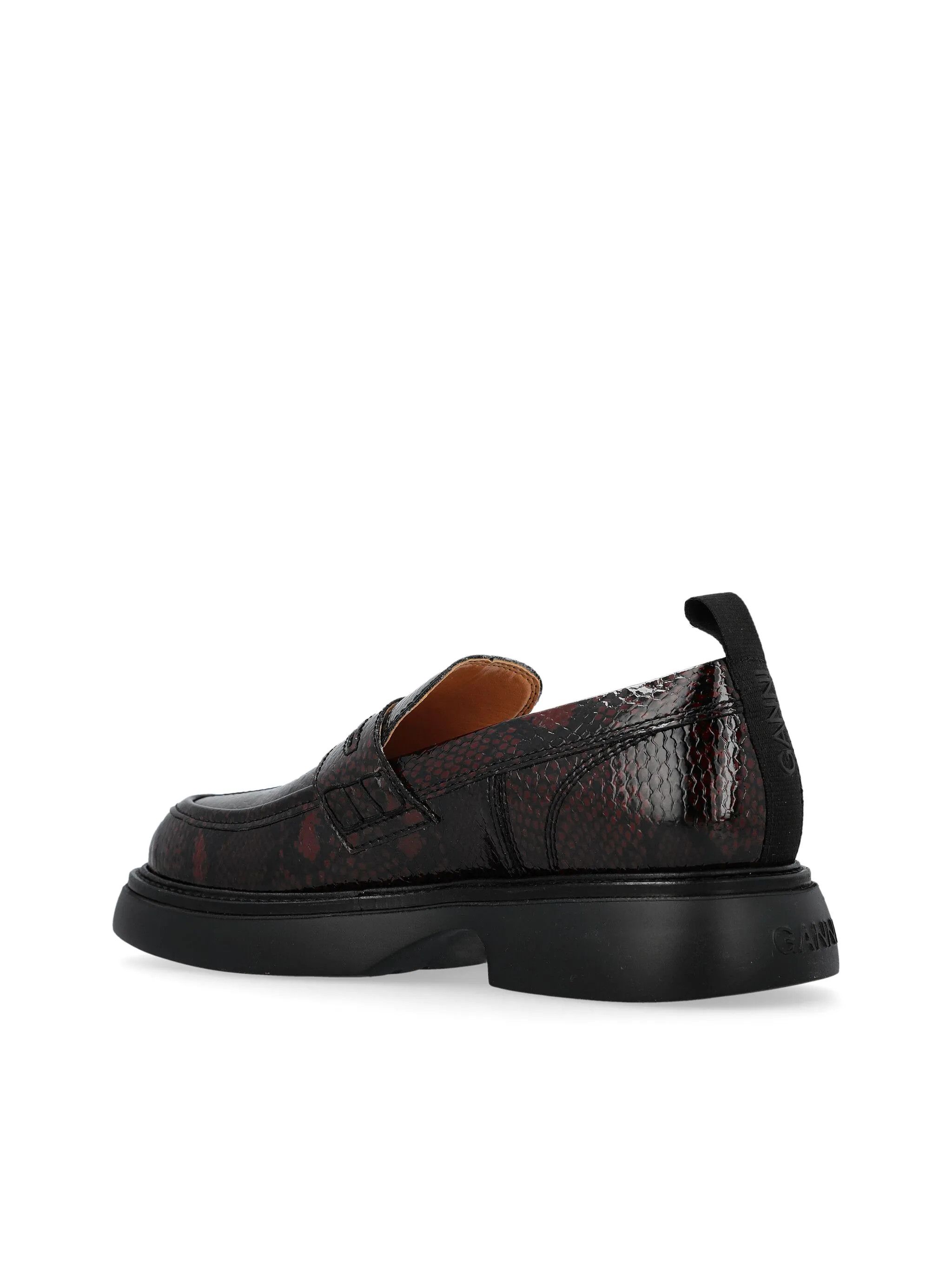 Ganni o1s22i1n0525 Everyday Moccasins in Dark Burgundy Size US 6 / IT 36 - 5 Thumbnail