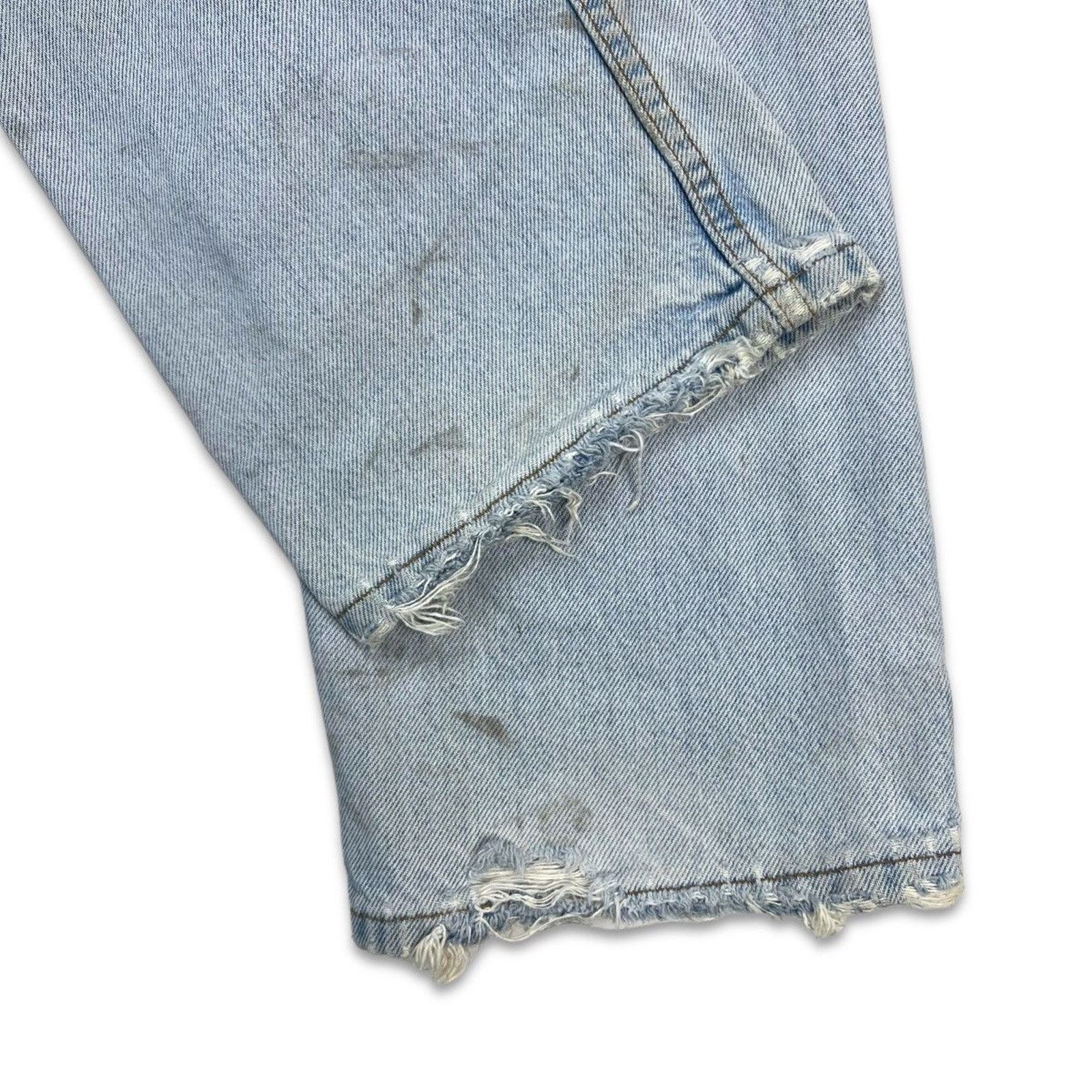Levi's × Vintage 619 Levi's Jeans 31x29 Distressed Orange Tab Faded 90s Denim Size US 31 - 8 Thumbnail