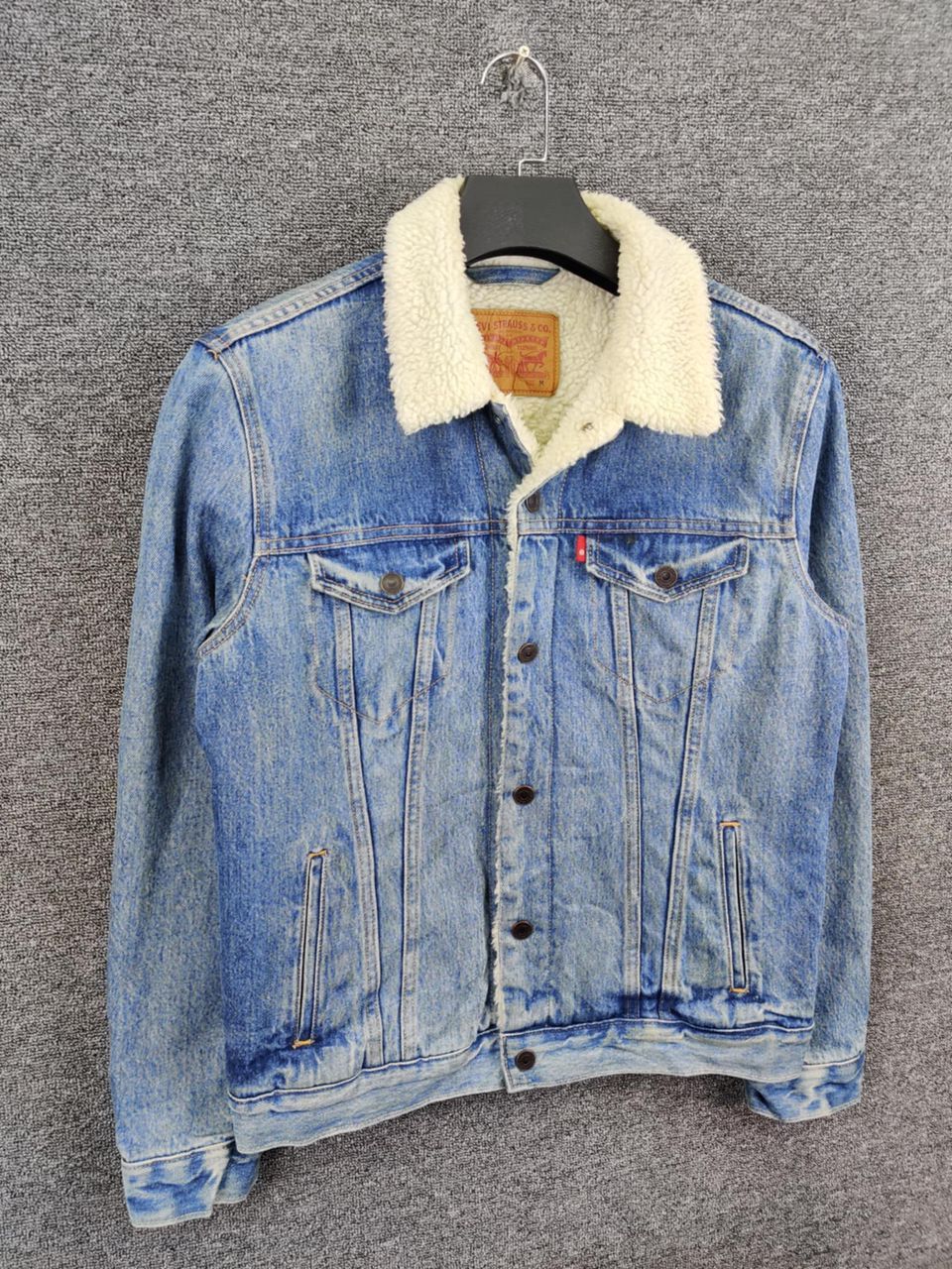 Levi's Vintage Levis Sherpa Denim Trucker Jacket Size US M / EU 48-50 / 2 - 6 Thumbnail
