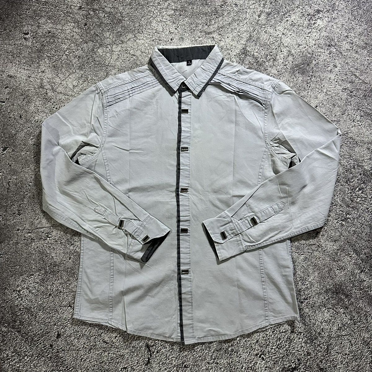 Issey Miyake Japanese Brand Button Up Shirt Issey Miyake Style Size US M / EU 48-50 / 2 - 1 Thumbnail
