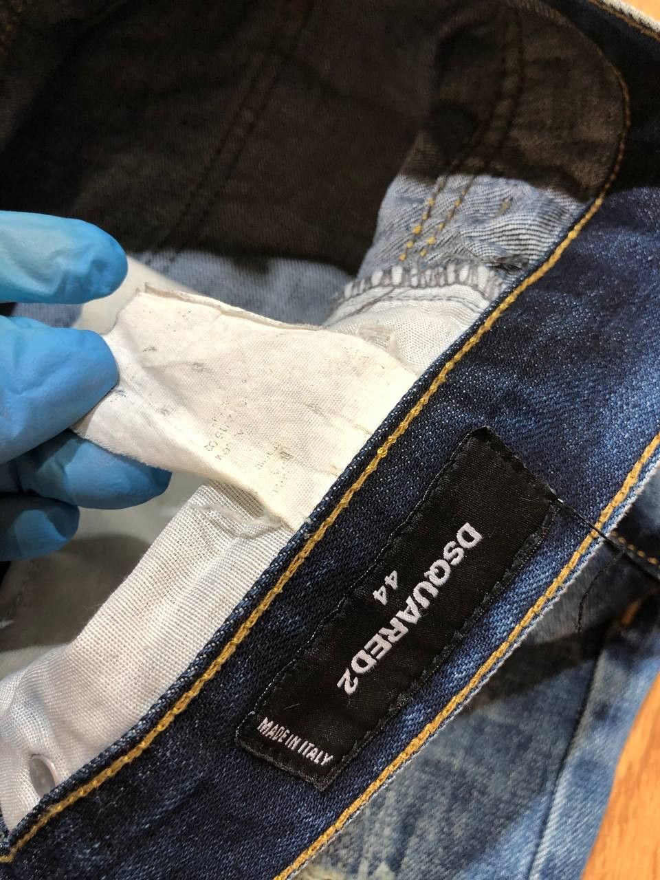 Dsquared2 Dsquared2 Blue Distressed Ripped vintage denim Jeans Size US 28 / EU 44 - 2 Thumbnail