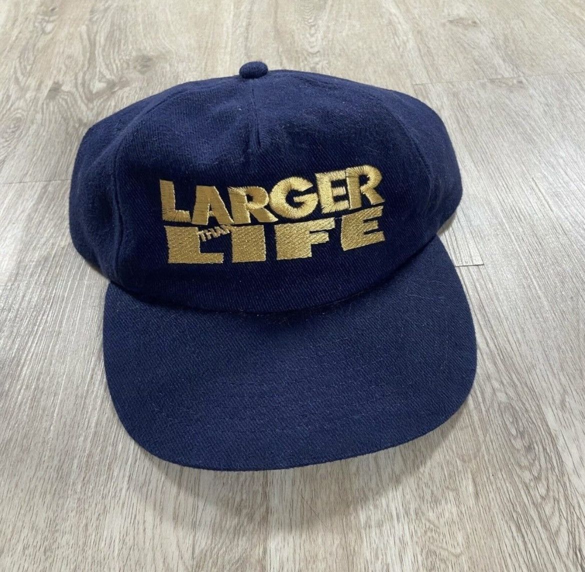 Vintage Vintage 1996 Larger Than Life Snapback Hat Movie Promo Size ONE SIZE - 2 Thumbnail