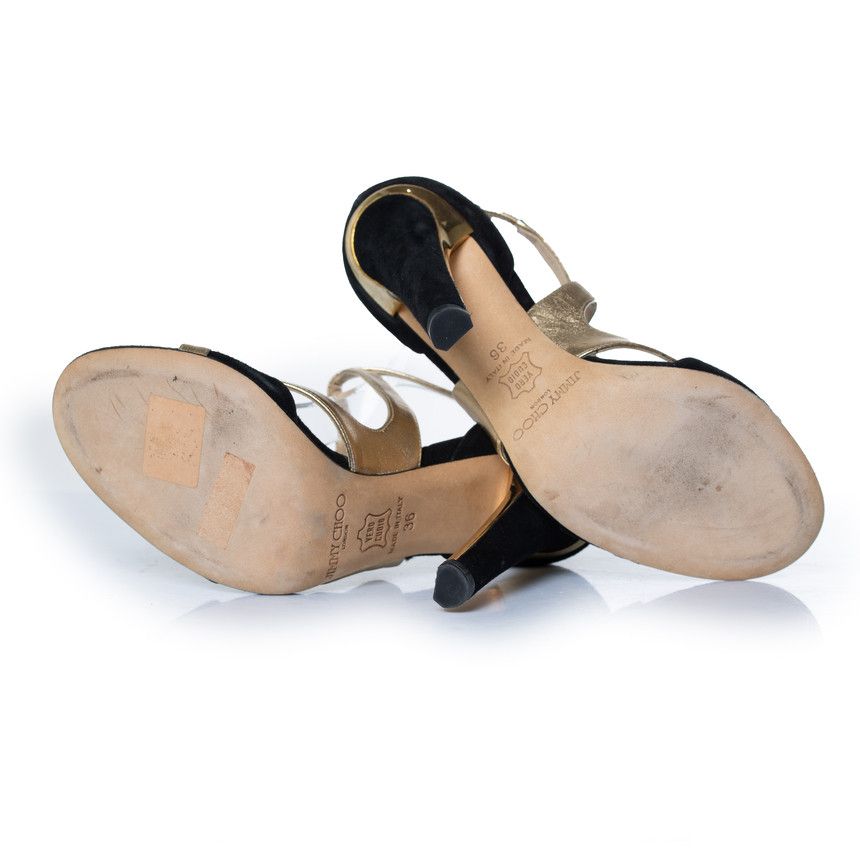 Jimmy Choo Jimmy Choo, suede and leather sandals Size US 6 / IT 36 - 4 Thumbnail