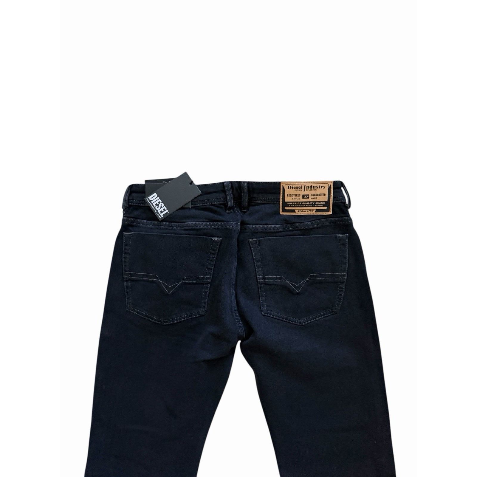 Diesel Mens Zatiny Slim Bootcut Jeans RE064 Black Size 34/32