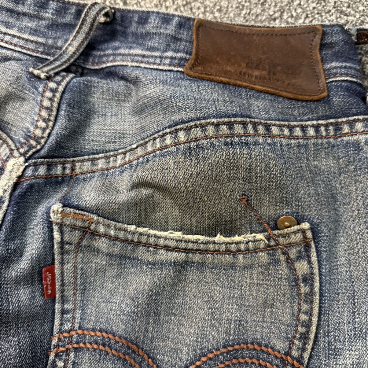 Beauty Beast Distressed Levis Cooper Thrashed Dirty Pants Size 29" - 8 Thumbnail