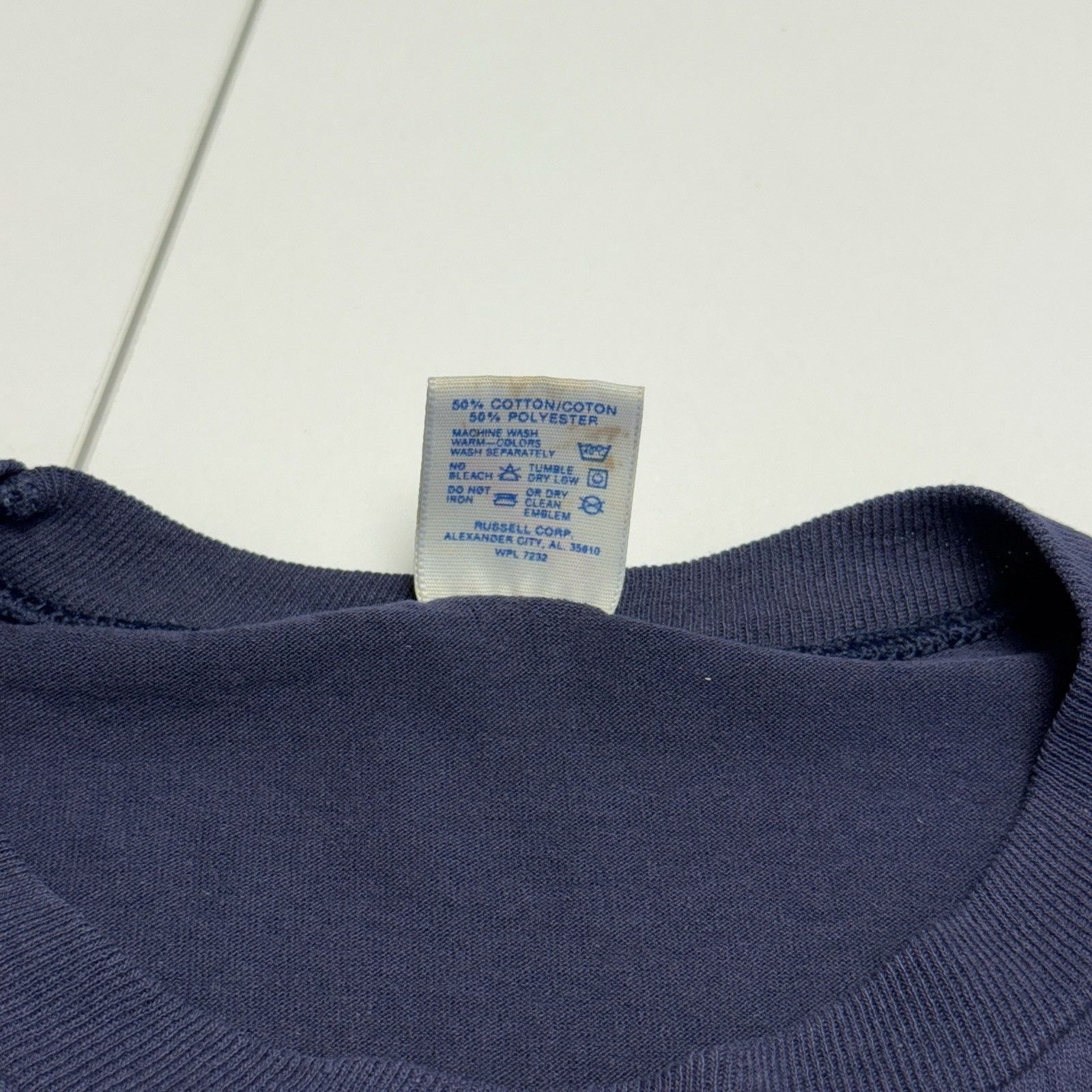 Vintage Vintage Fire Fighter T Shirt Mens XL Blue Fire Dept Glyndon Size US XL / EU 56 / 4 - 9 Thumbnail