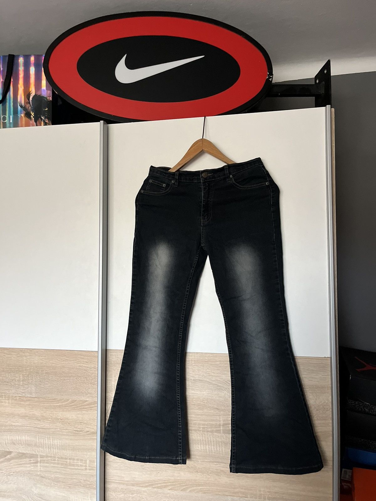 Affliction × Band Tees × Vintage Vintage Y2K Womens Affliction Baggy Pants / Farmers Opium Size 28" / US 6 / IT 42 - 1 Thumbnail