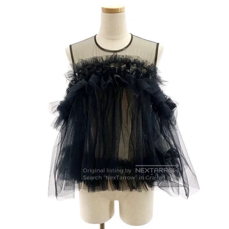 Comme des Garcons Comme des Garcons Black vintage lace short top Size M / US 6-8 / IT 42-44 - 1 Thumbnail