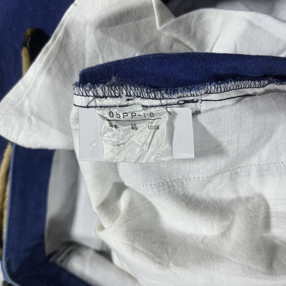 Issey Miyake Papas Maniere De Heming Plated Denim Pants Size US 29 - 8 Thumbnail