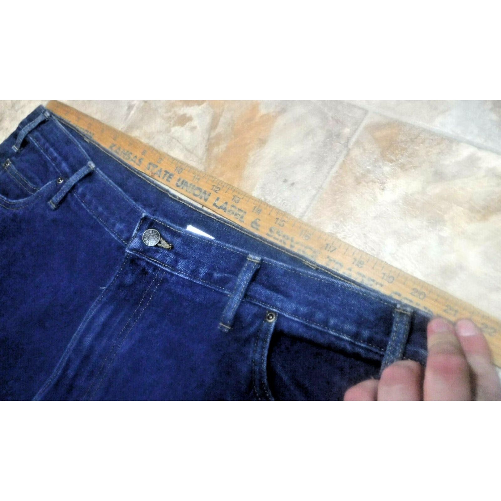 Vintage VINTAGE Berne Jeans 42 / 34 Dark Blue Denim 5-Pocket Classic 90s Style P999SWD Mens Jeans Diutm Tag New with Tags Size US 42 / EU 58 - 7 Thumbnail