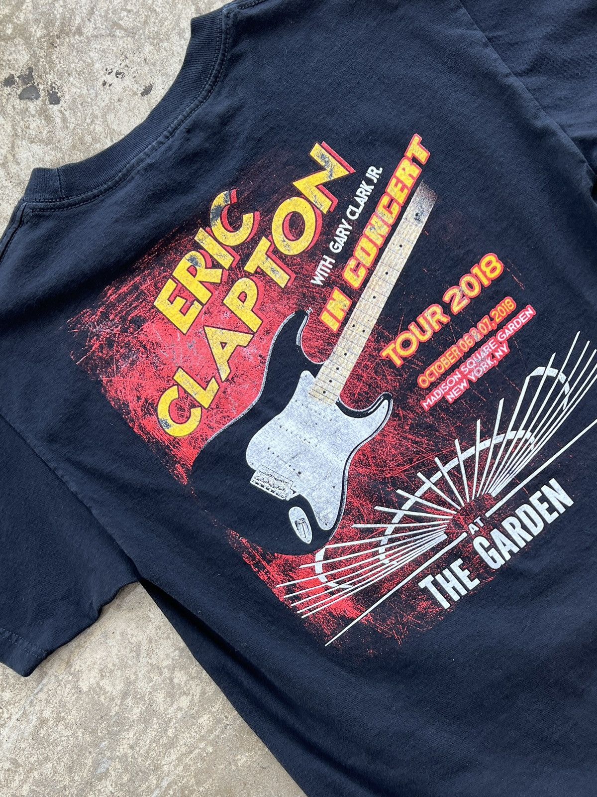 Band Tees × Vintage Eric Clapton Madison Square Garden 2018 Tour Tee Medium Size US M / EU 48-50 / 2 - 4 Thumbnail