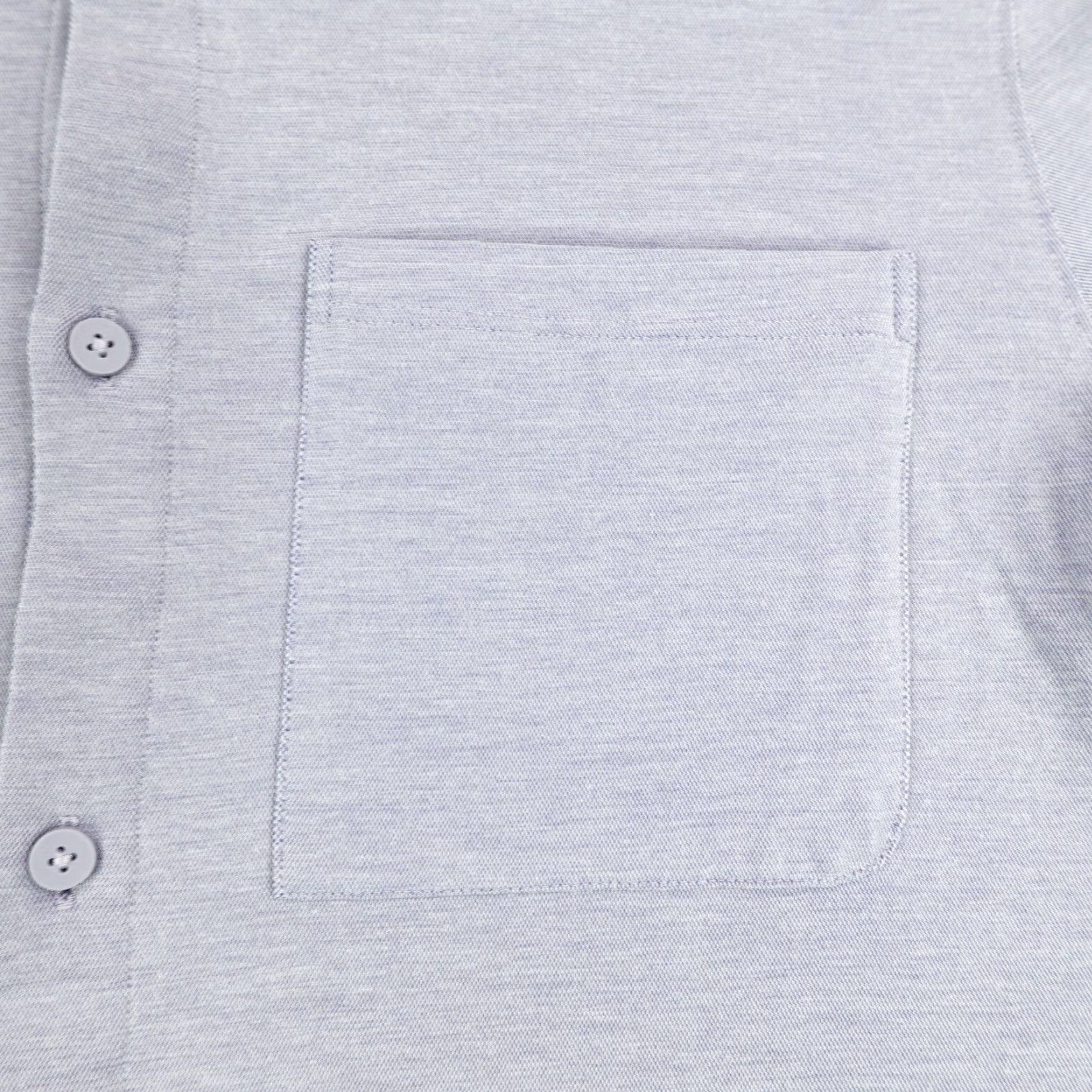 Lululemon Lululemon Shirt Mens Large Blue Button-Up Long Sleeve Breathable Pockets Cotton Blend Regular Fit Size US L / EU 52-54 / 3 - 3 Thumbnail