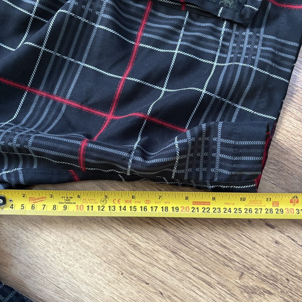 Other Y2K Surf Vintage Ripzone Cargo Short Black and Red Plaid Size US 34 / EU 50 - 6 Thumbnail