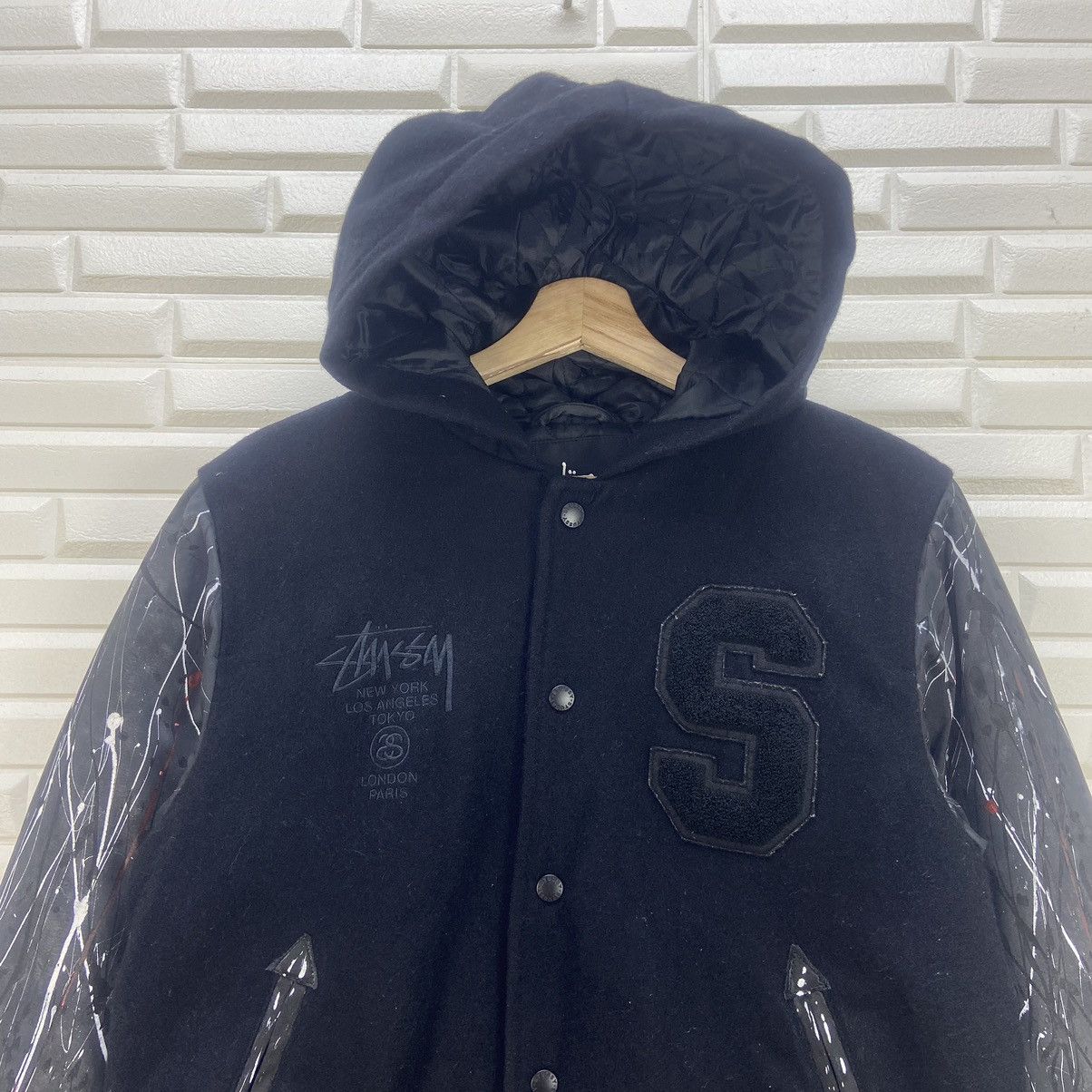 Stussy Custom Made Painting Color Stussy Spell Out Big Logo Varsity Size US S / EU 44-46 / 1 - 10 Thumbnail