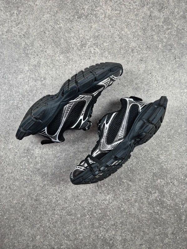 Balenciaga Balenciaga 3XL Men's Black Mesh Running Sneakers Size 41 Size US 8 / EU 41 - 2 Thumbnail