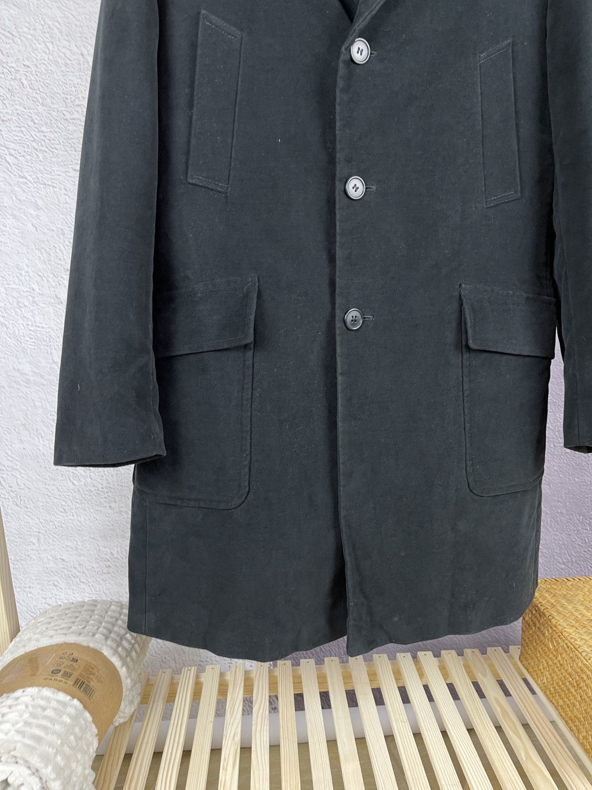 Versace Versace Jeans Couture vintage cotton single breasted coat Size US XL / EU 56 / 4 - 6 Thumbnail