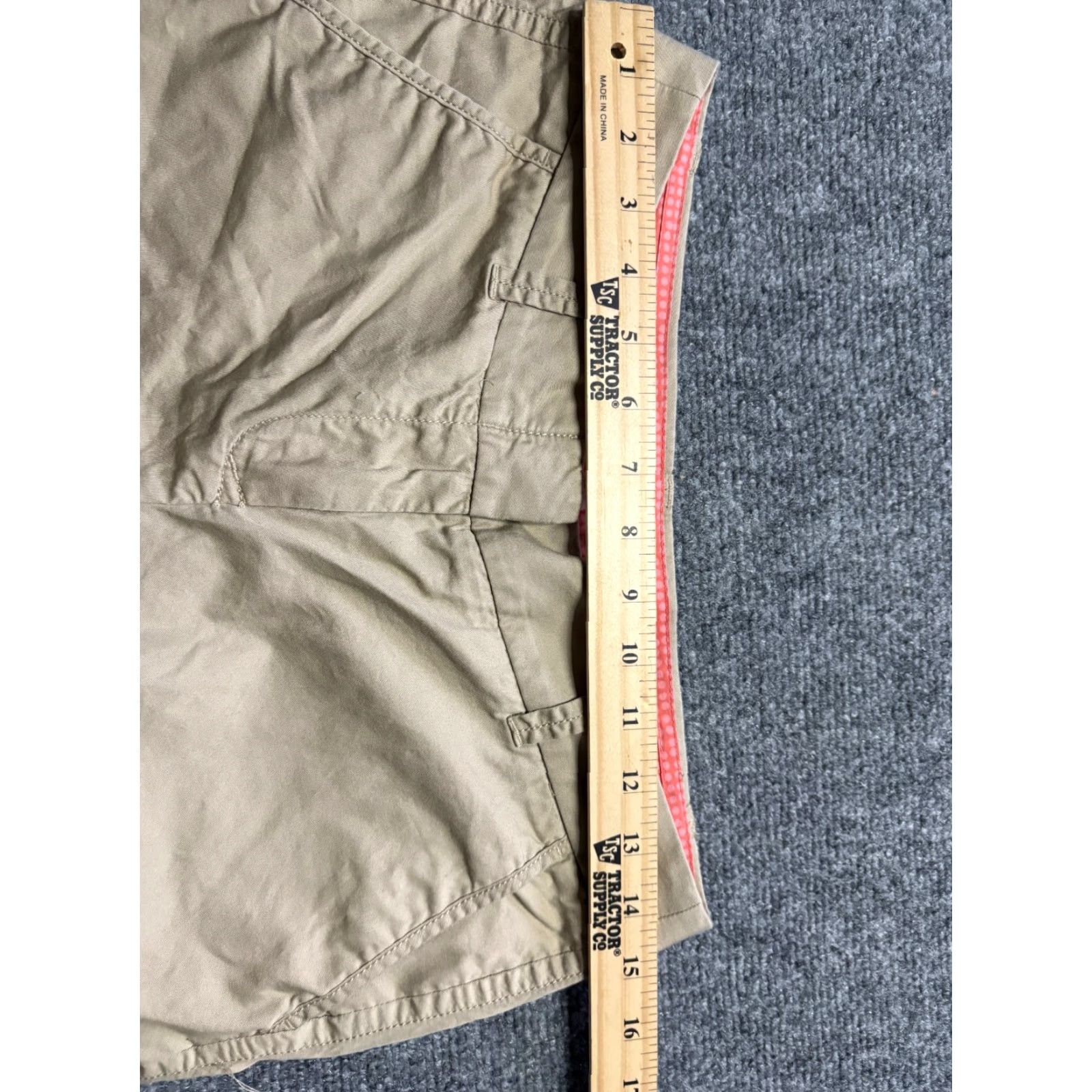 J.Crew VINTAGE? No J.CREW Shorts Womens Size 2 Chino Beige Cotton 100% Style 21760 Street? Size 24" / US 00 / IT 34 - 4 Thumbnail