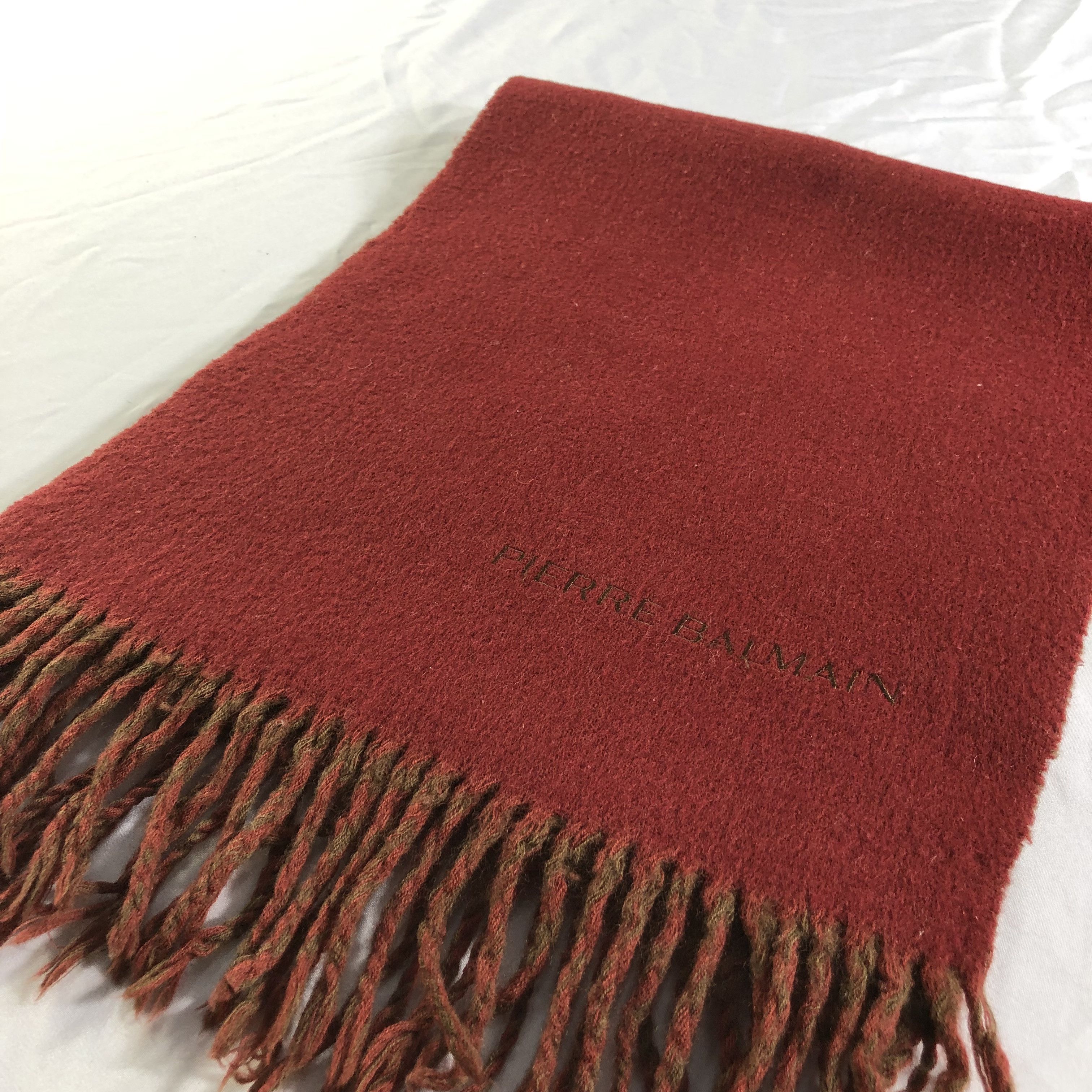 Pierre Balmain Pierre Balmain Wool Scarf Muffler Neckwear V2245 Size ONE SIZE - 3 Thumbnail