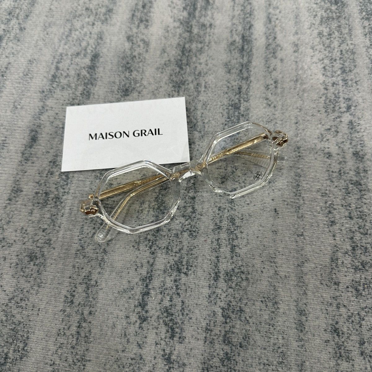 Chrome Hearts CHROME HEARTS CLITCO CRYSTAL EYEGLASSES Size ONE SIZE - 3 Thumbnail