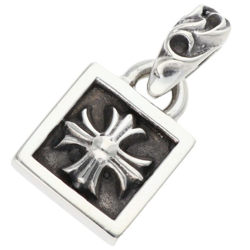 Chrome Hearts Chrome Hearts Framed CH Plus Silver Necklace Size ONE SIZE - 1 Thumbnail