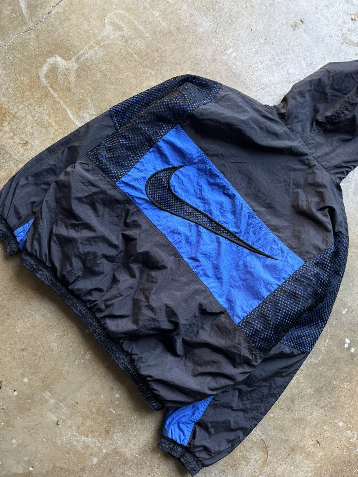 Nike × Vintage Vintage 90s Nike Light Puffer Jacket Size US L / EU 52-54 / 3 - 3 Thumbnail