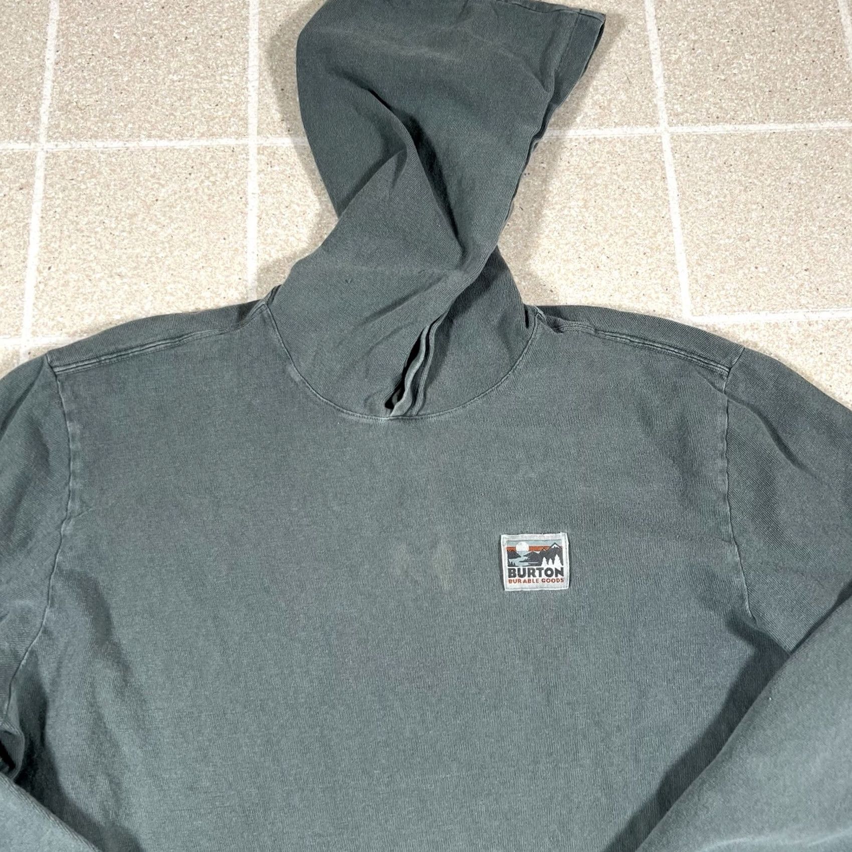 Burton Burton Durable Goods Pullover Hoodie Grey Size L Men Ski Size US L / EU 52-54 / 3 - 2 Thumbnail