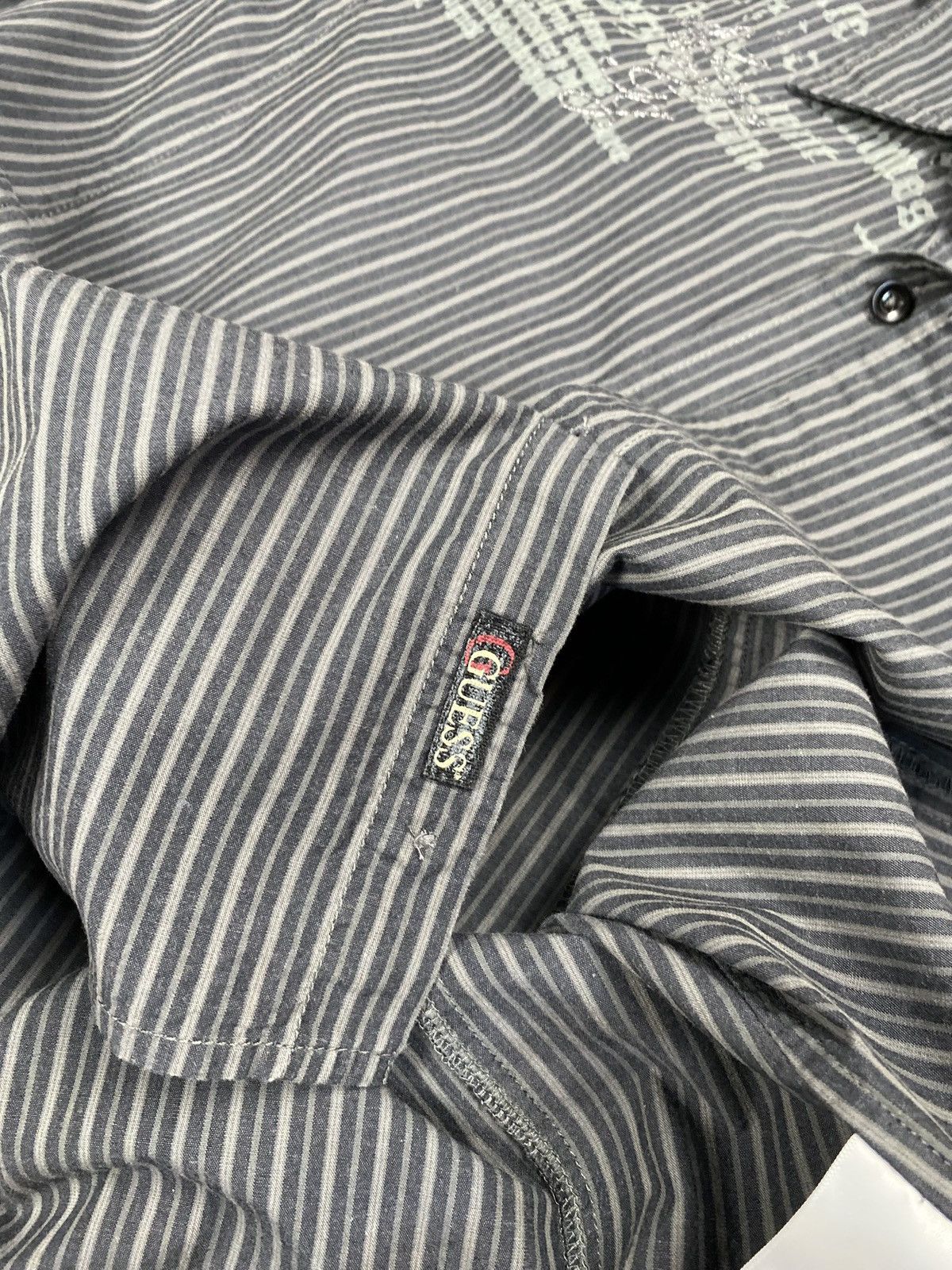Affliction Vintage affliction striped shirt avant agrde archive vintage Size US M / EU 48-50 / 2 - 8 Thumbnail