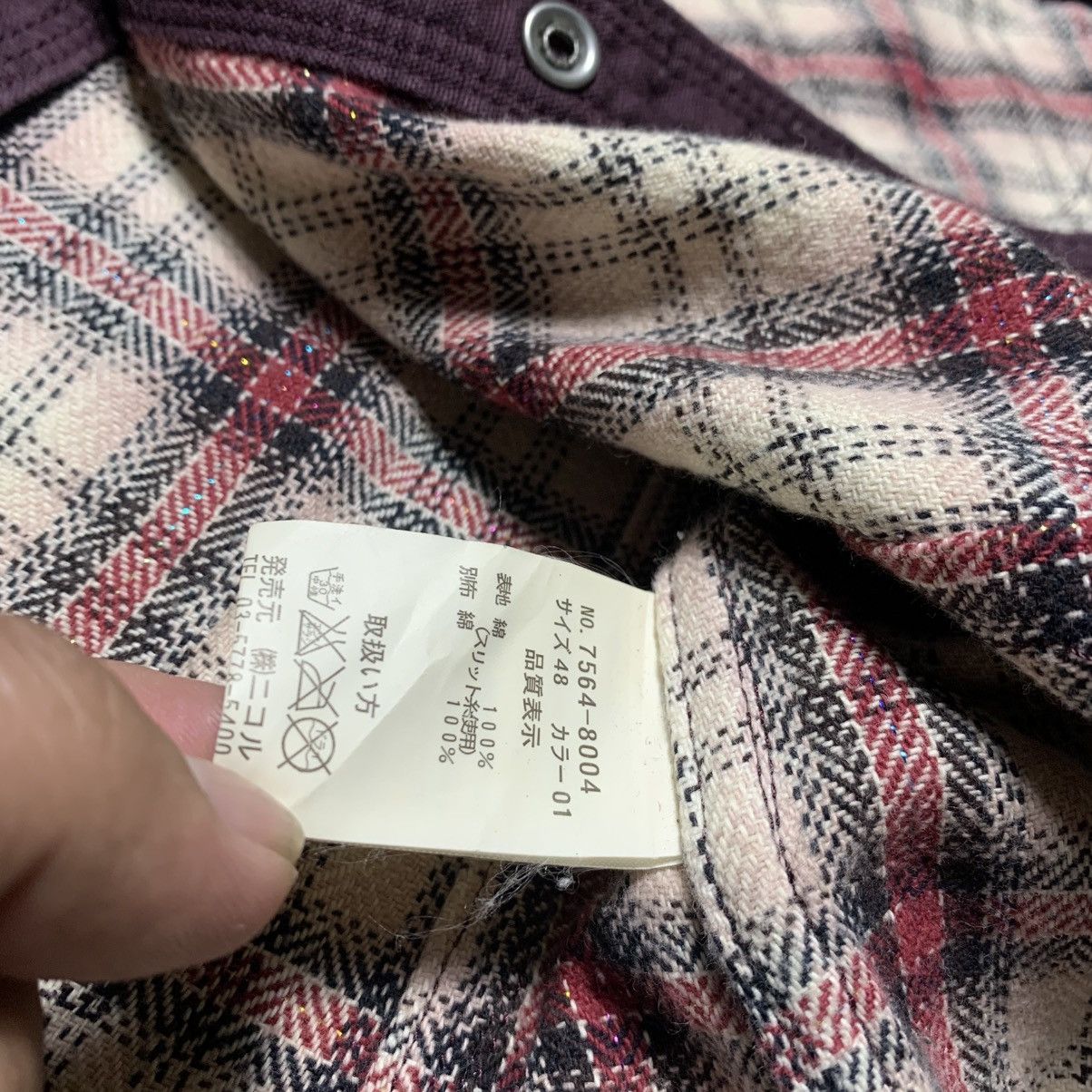 Japanese Brand Western Style Vtg Nicole Club For Men Plaid Flannel Shirt Size US M / EU 48-50 / 2 - 9 Thumbnail