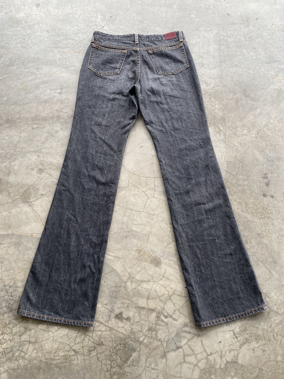 Hysteric Glamour × If Six Was Nine × Le Grande Bleu (L.G.B.) Flare Jeans Japanese Bobson Fade Black Size US 29 - 8 Thumbnail