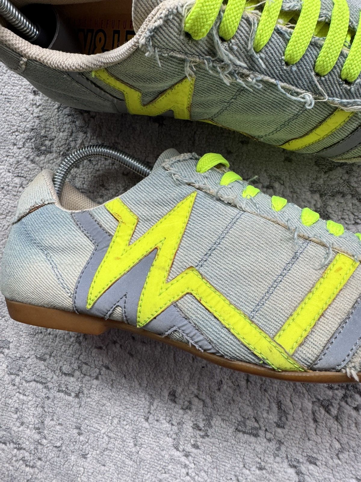 Walter Van Beirendonck Walter Van Beirendonck RARE Vintage Denim Shoes size UK4 Size US 7 / IT 37 - 4 Thumbnail