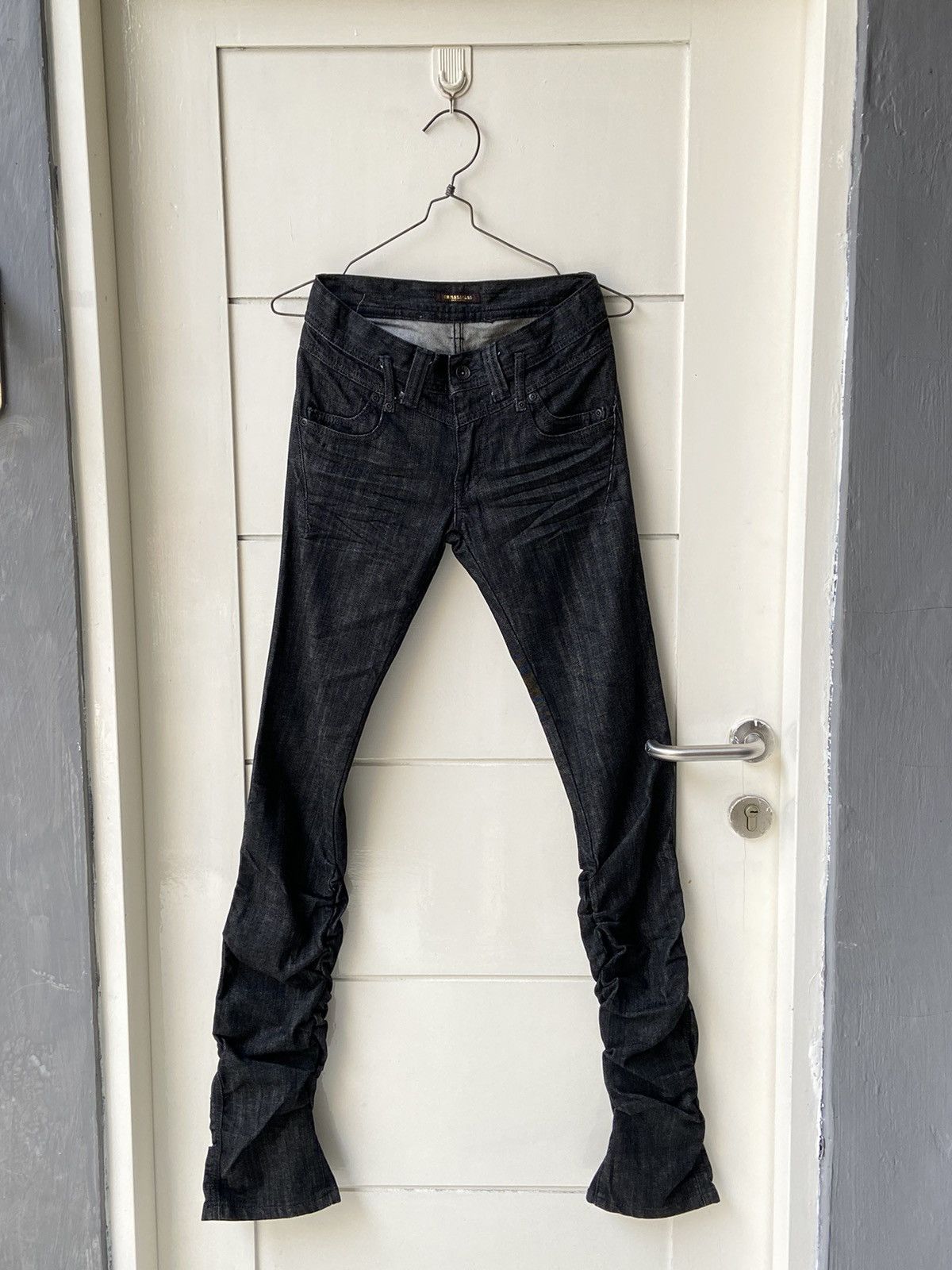 Designer × If Six Was Nine × Japanese Brand CHELSEAGARB Black Long Pants Size US 27 - 1 Thumbnail