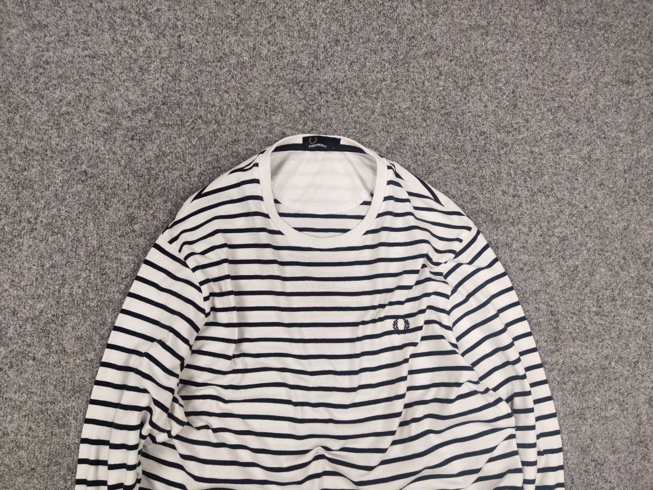 Fred Perry Fred Perry Classic Long sleeve Striped Logo Vintage Style Size US L / EU 52-54 / 3 - 4 Thumbnail