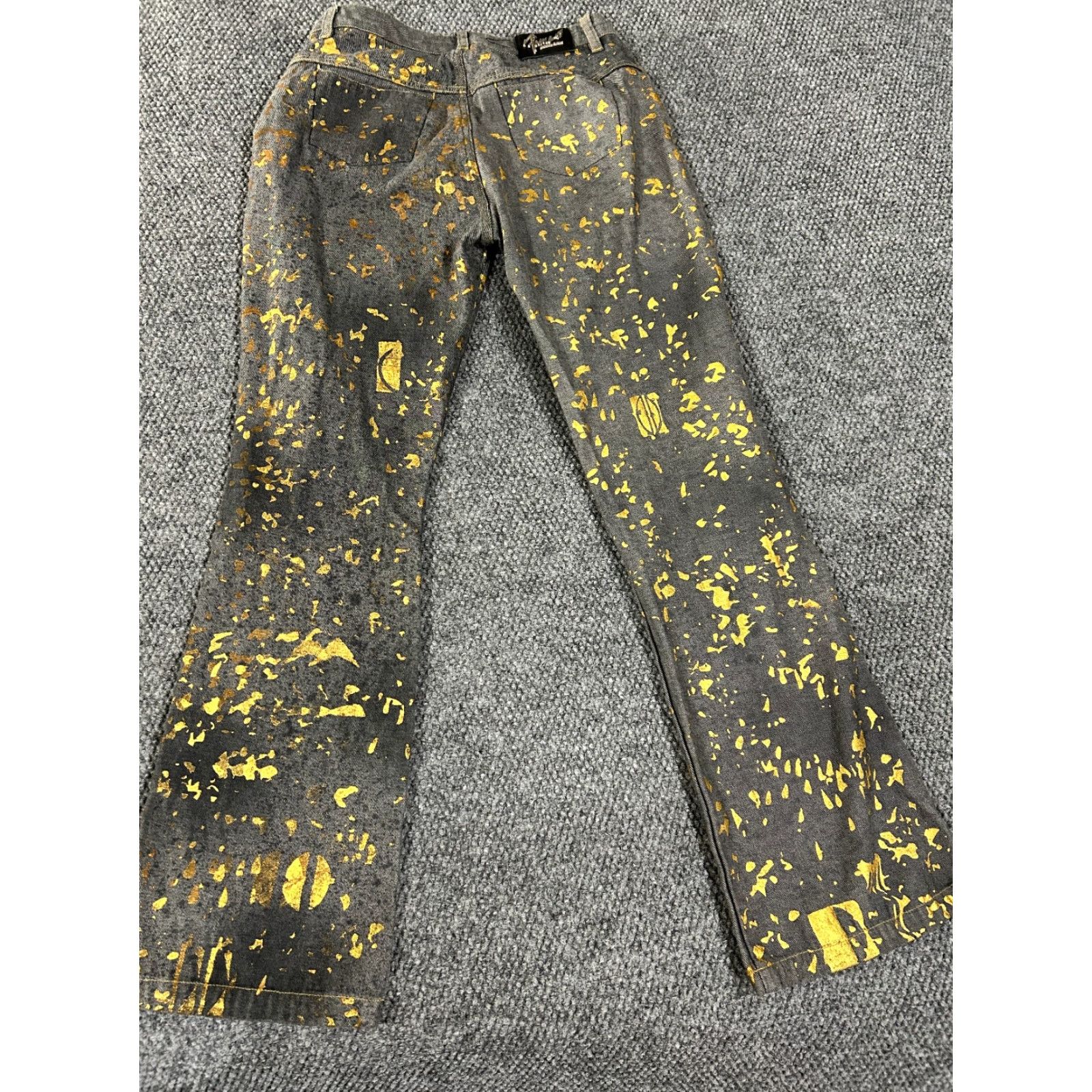 Vintage Johnny Blaze jeans Womens 10 Gray High Rise 5-Pocket Distressed Stretch Denim Hip Hop Vintage Modern Streetwear Slim Mom Fit Size 32" / US 10 / IT 46 - 7 Thumbnail