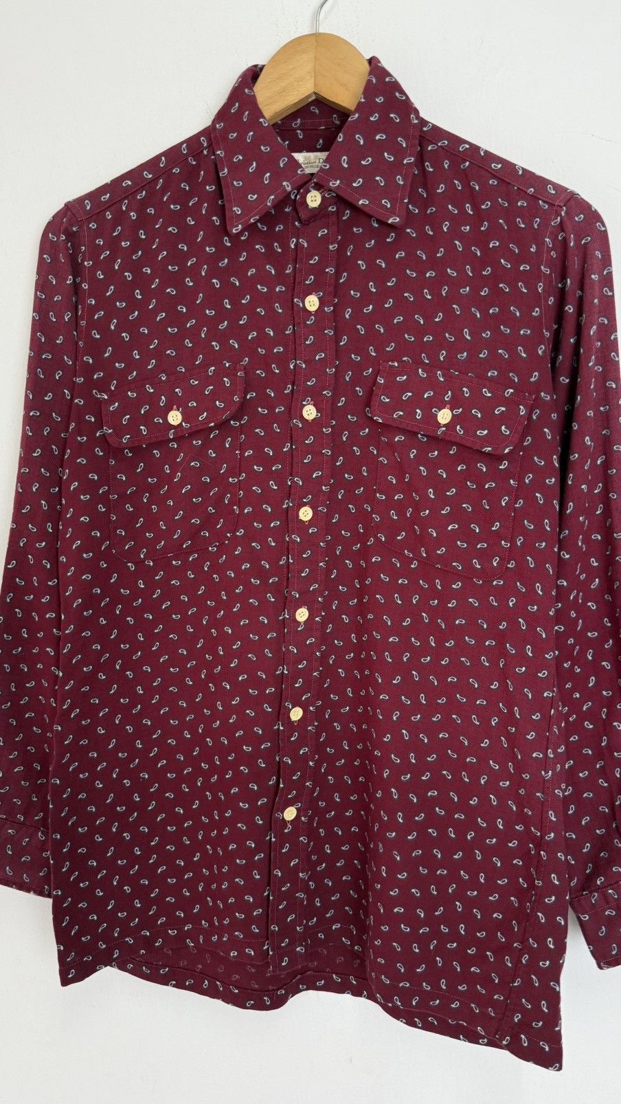 Christian Dior Monsieur Christian Dior Chemise Paisley Shirt. Size US M / EU 48-50 / 2 - 5 Thumbnail