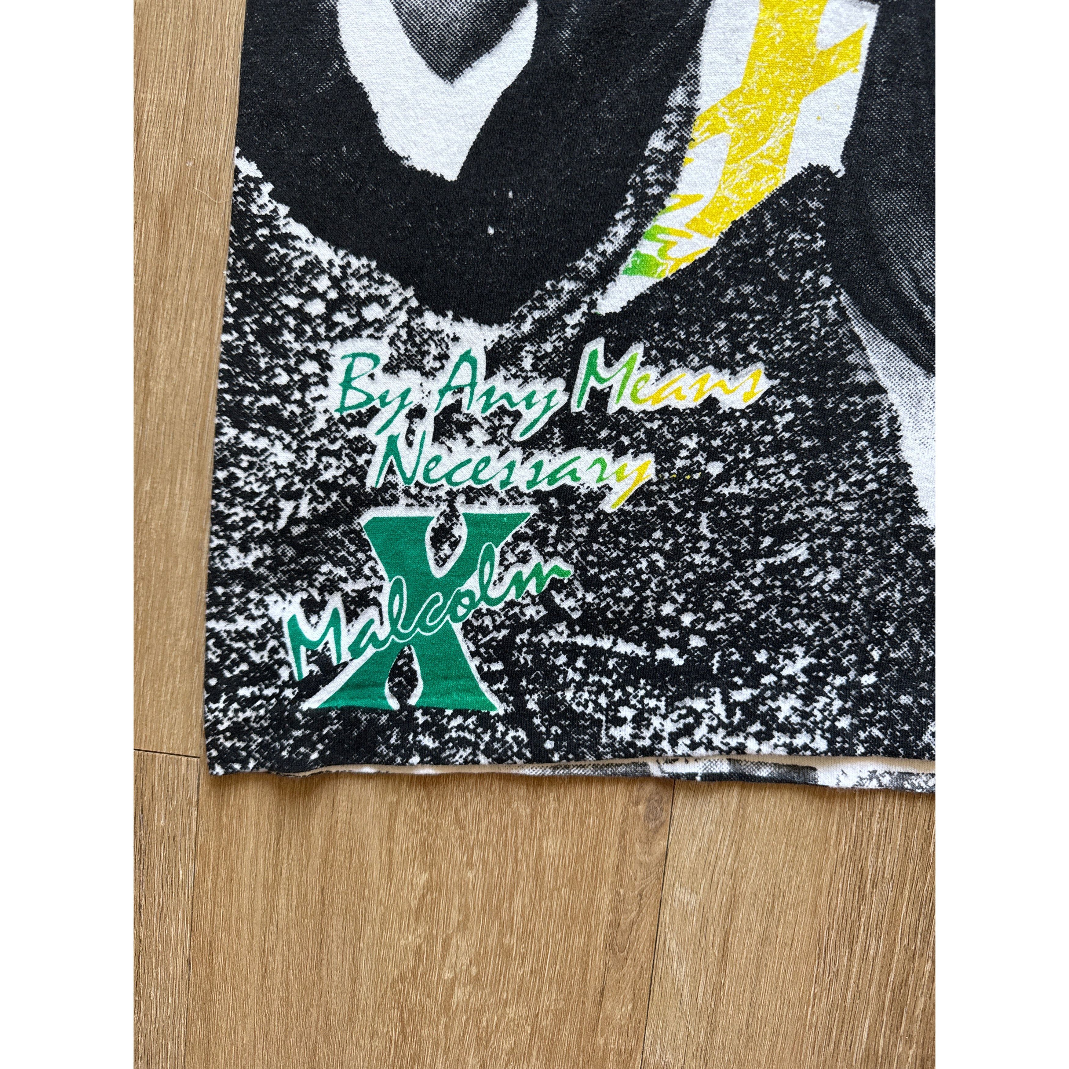 Other Vintage Malcolm X By Any Means Necessary All Over Print Tee Size US L / EU 52-54 / 3 - 4 Thumbnail