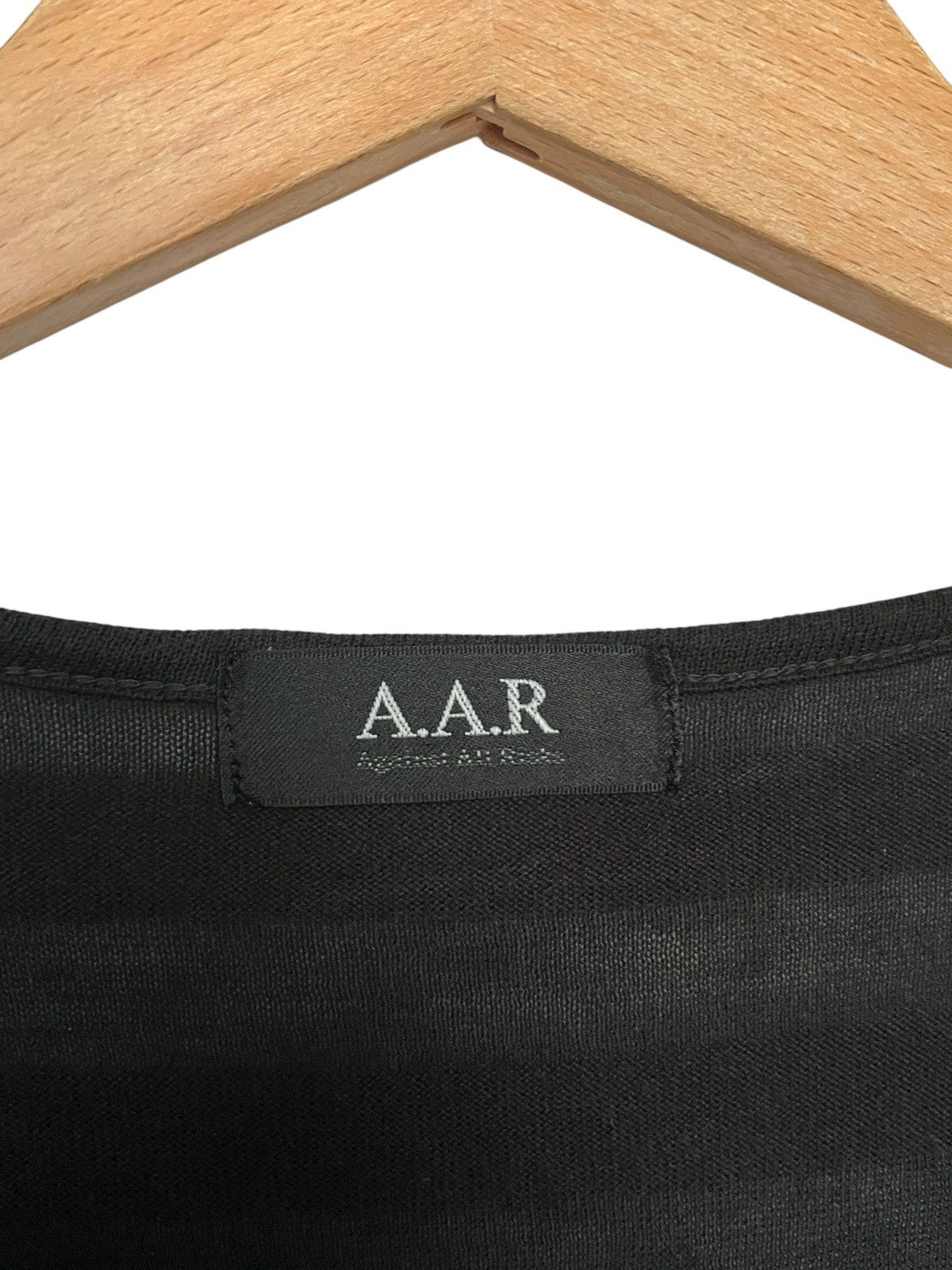 Yohji Yamamoto AAR by Yohji Yamamoto Stripes Boxy Cut Tshirt Size US S / EU 44-46 / 1 - 6 Thumbnail