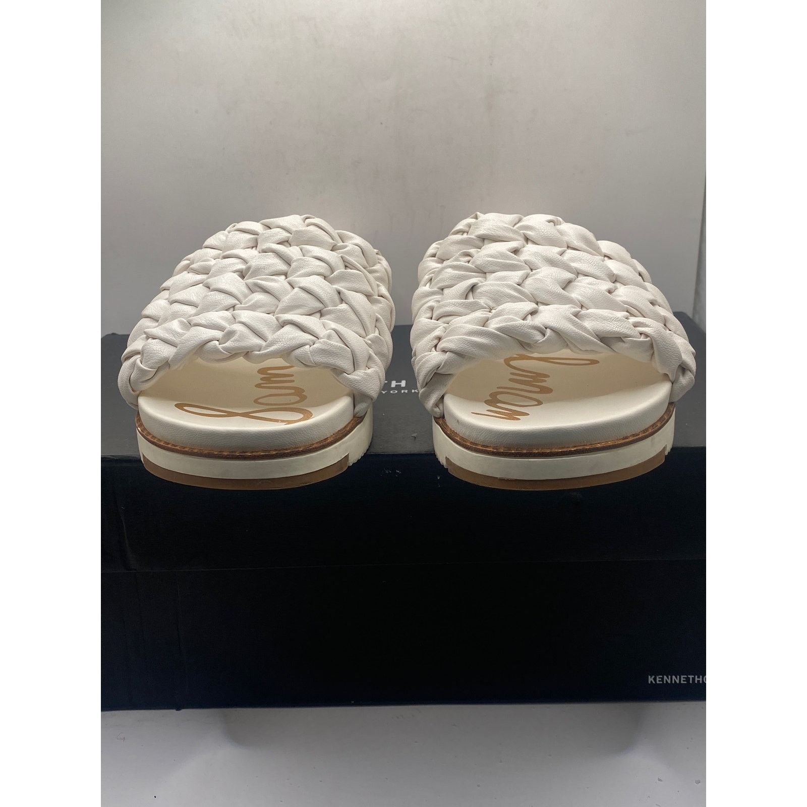 Sam Edelman Sam Edelman Ainslie White Braided Flat Slide Sandal 9.5 Size US 9.5 / IT 39.5 - 2 Thumbnail