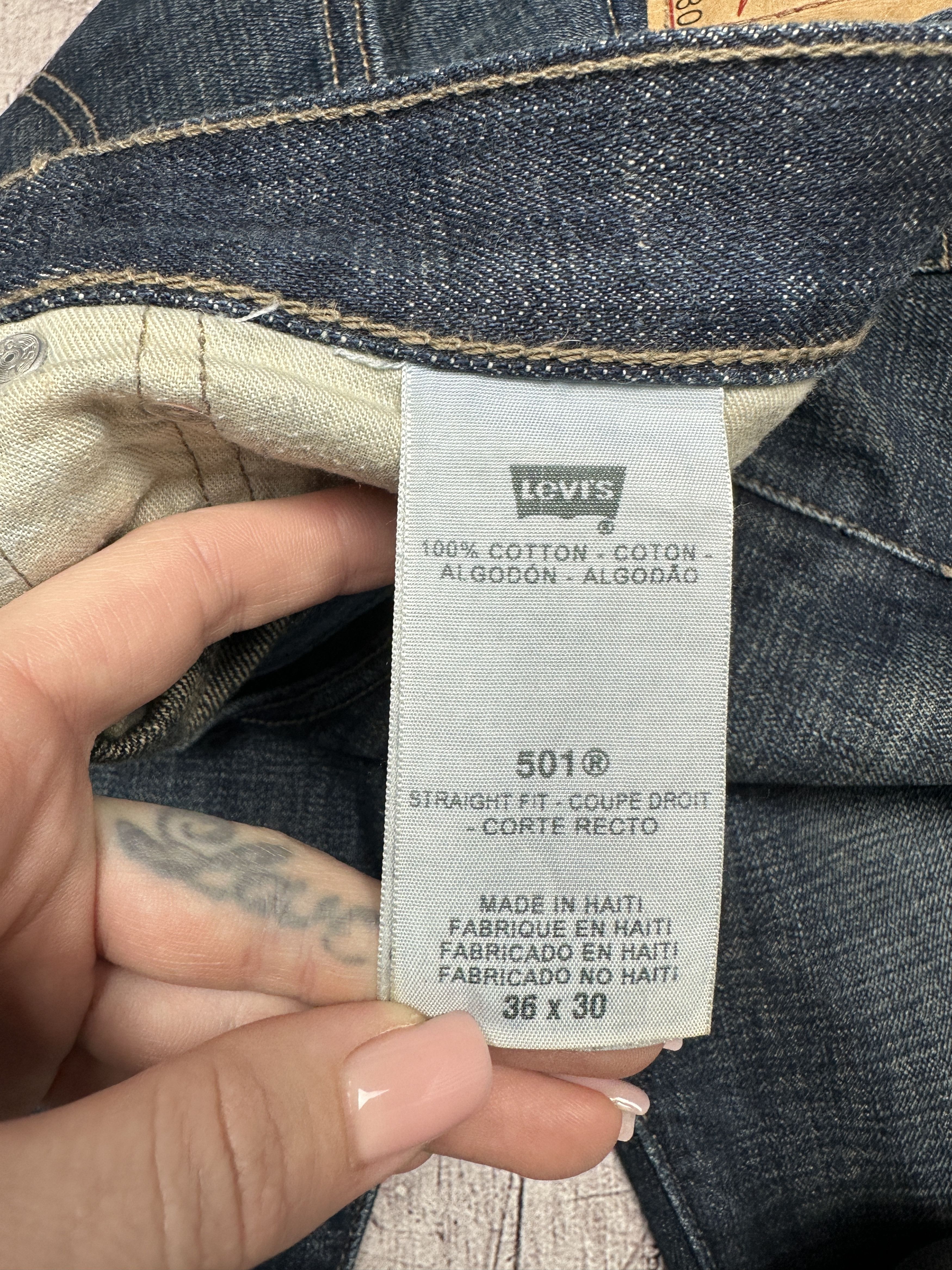 Levi's Levi's 501 Mens Denim Pants Jeans Size 36 x 30 Size US 36 / EU 52 - 9 Thumbnail